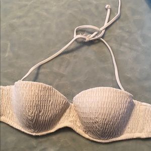 VS Pink White Bathing Suit Top